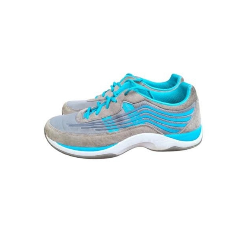 41 Dansko Shayla Athletic Walk Run Tennis Shoe Sneaker Gray Blue Women 10.5 11